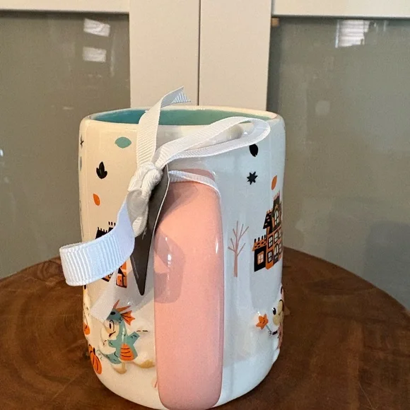 Disney Halloween Mug White and Orange Ceramic - Picture 5 of 5